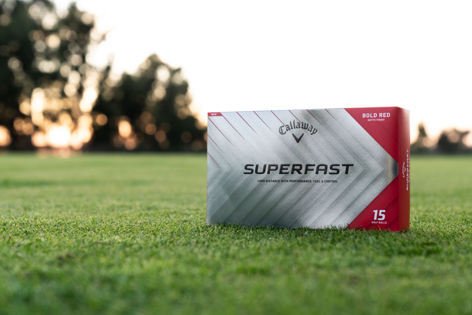 Callaway 2025 Superfast Bold Red Personalized Golf Balls - 15 Pack product image