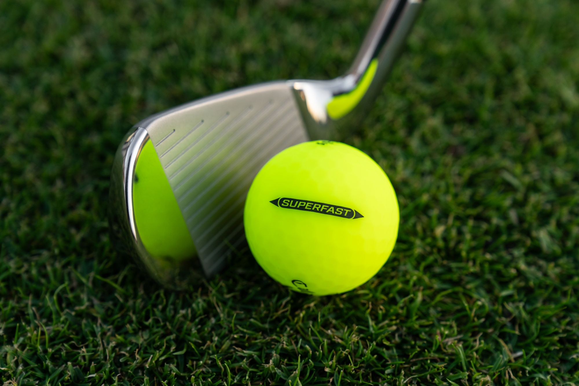 Callaway 2025 Superfast Bold Yellow Personalized Golf Balls - 15 Pack product image