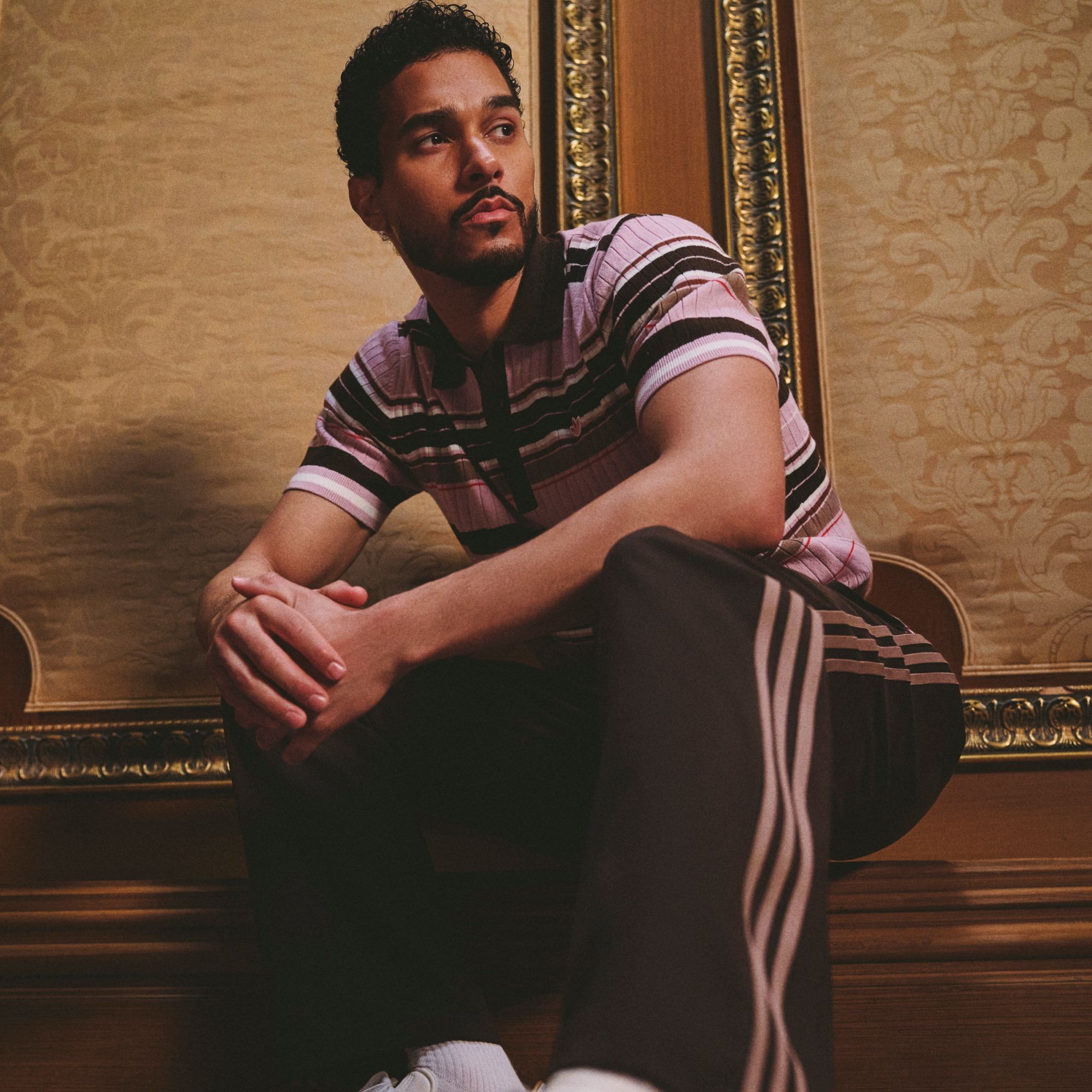 adidas Originals Men's Short Sleeve Knit Golf Polo product image