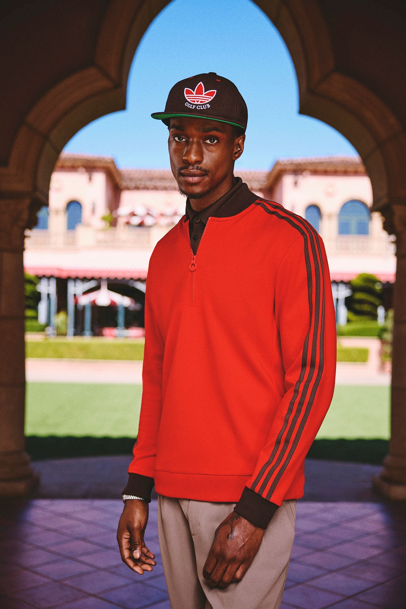 adidas Originals Men's 3-Stripe Golf 1/4 Zip product image