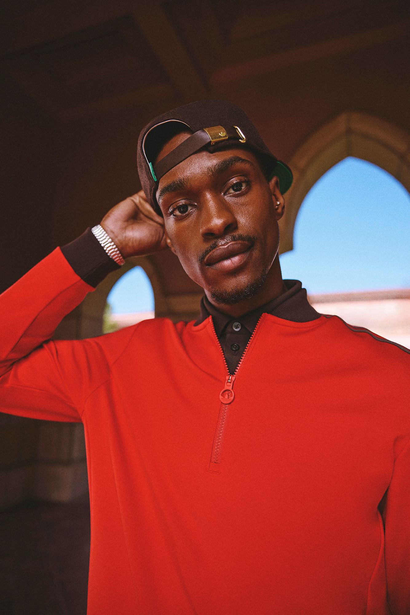 adidas Originals Men's 3-Stripe Golf 1/4 Zip product image