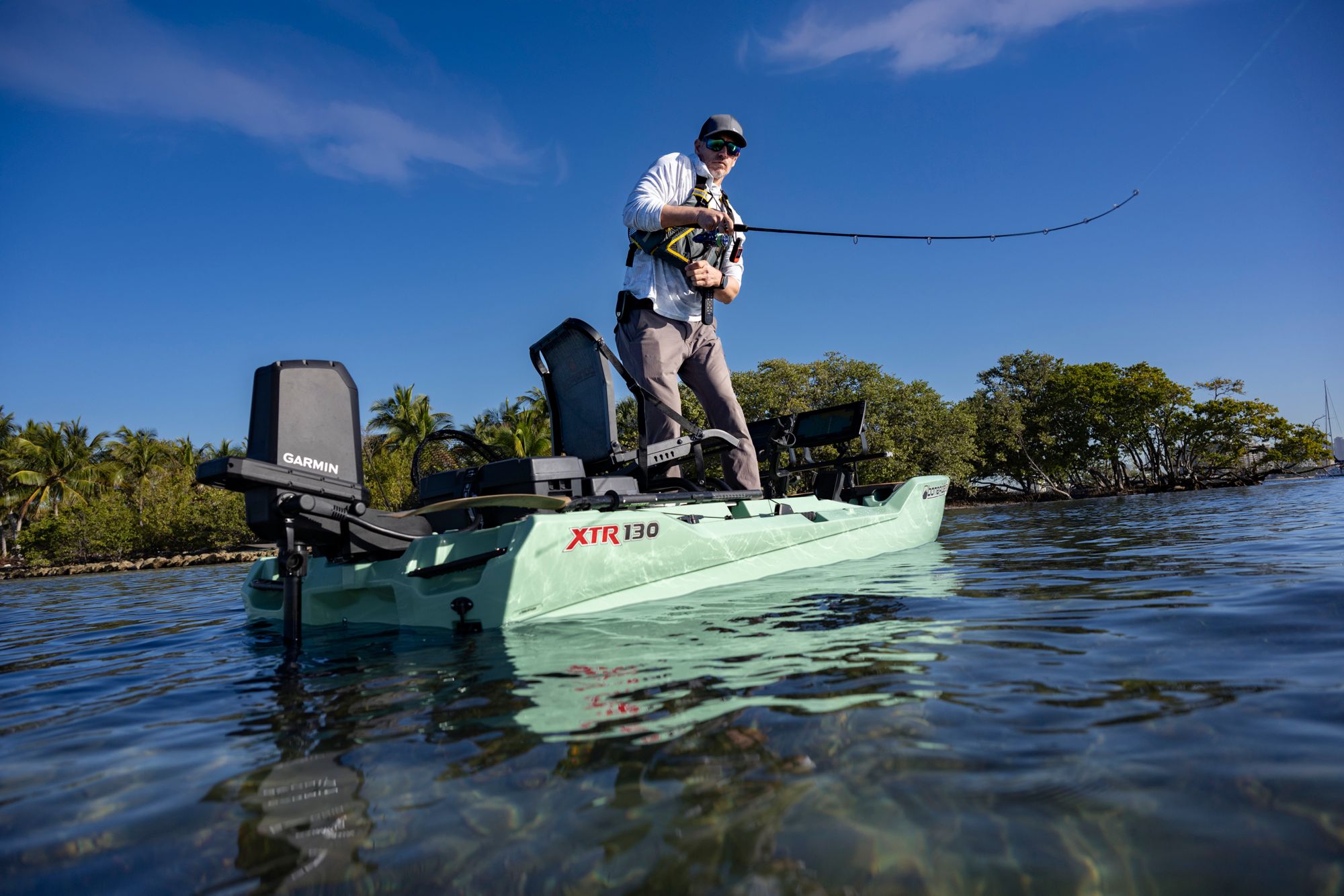Garmin Force Current Power Steer Kayak Trolling Motor - With Pedals product image