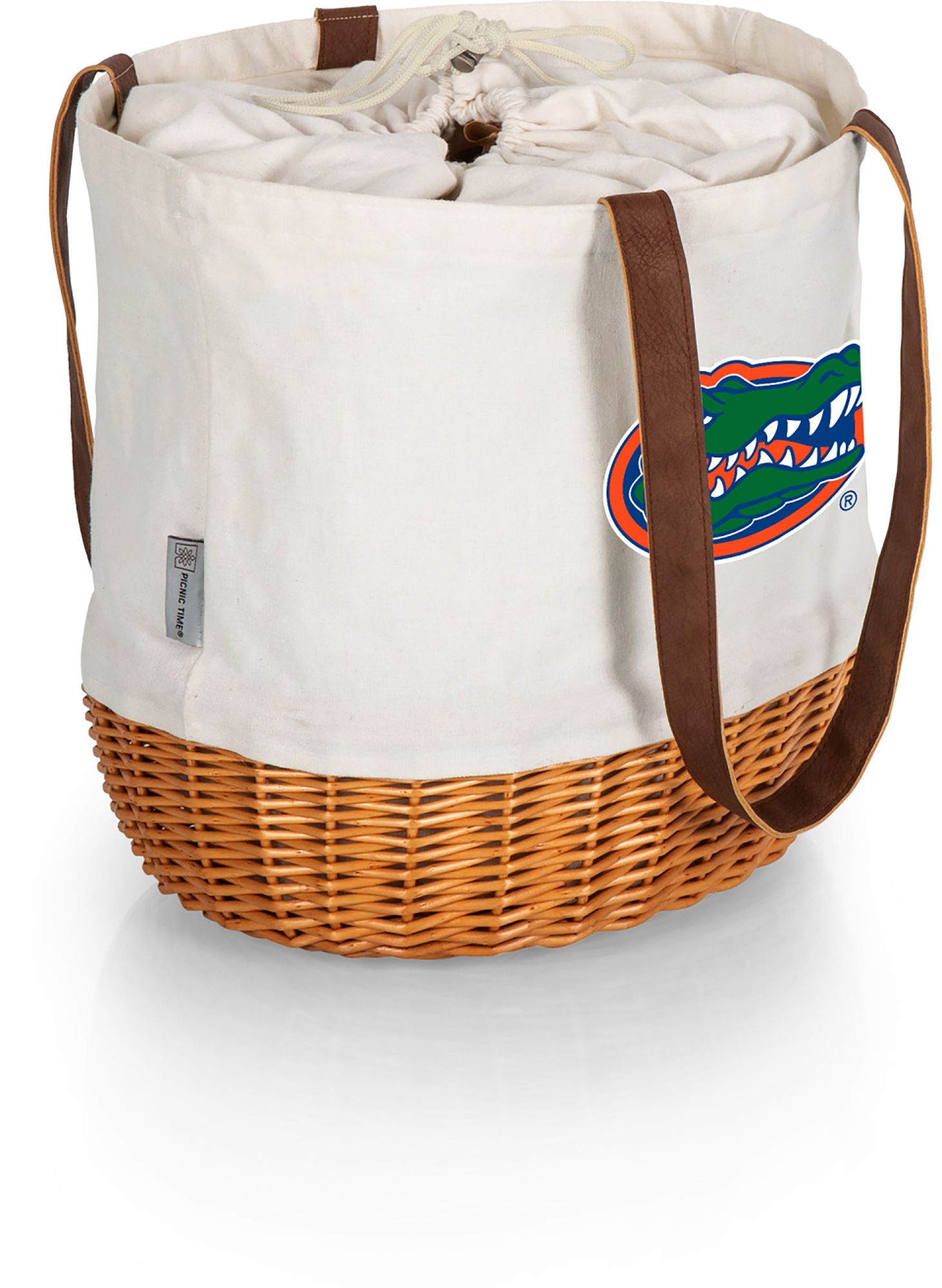 Picnic Time Florida Gators Canvas and Willow Basket Bag