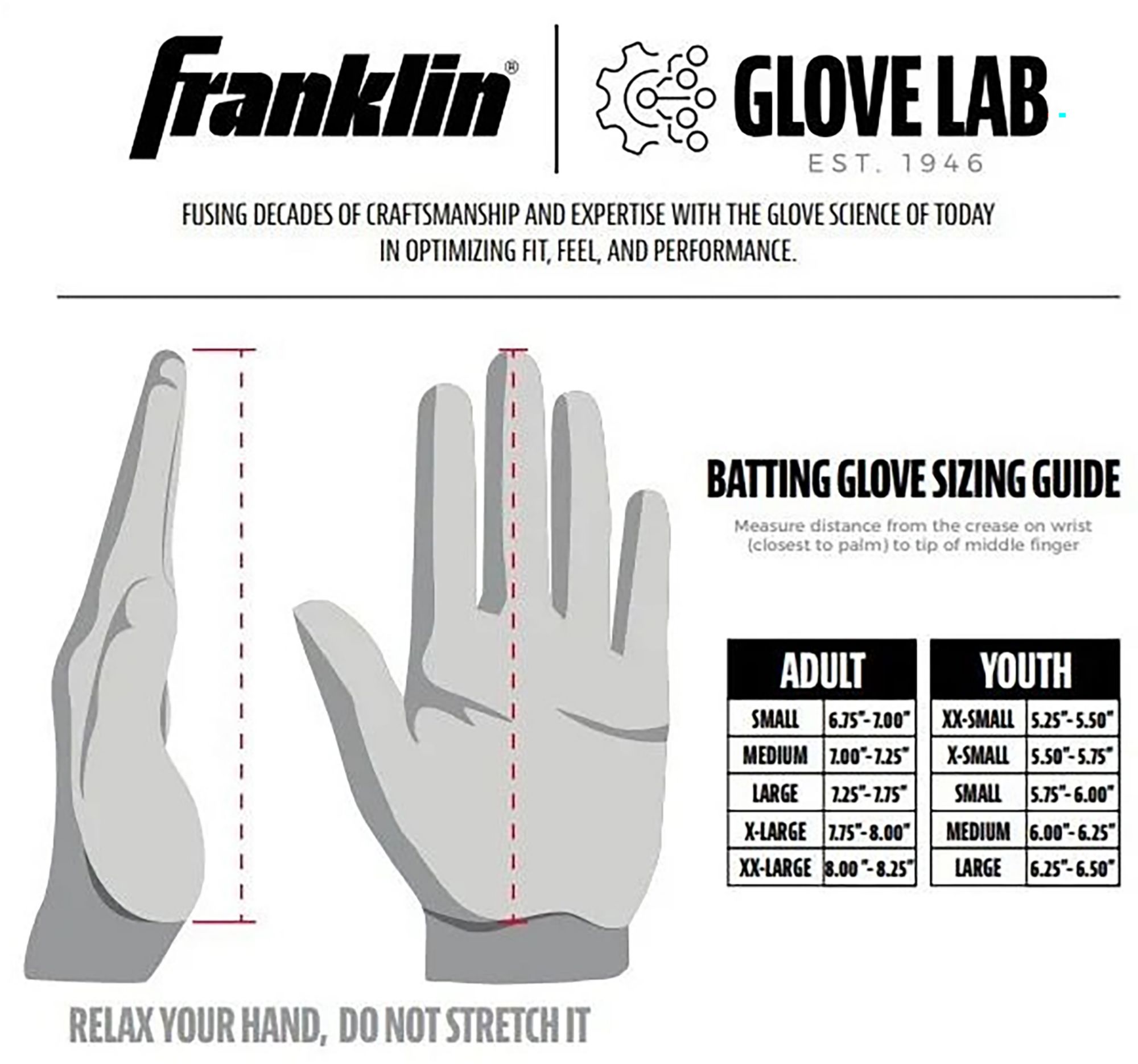 Franklin Youth Powerstrap Infinite Batting Gloves product image