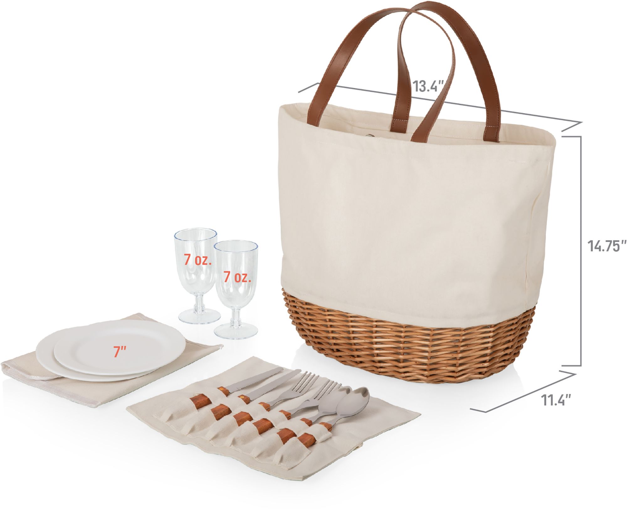 Picnic Time Tampa Bay Buccaneers Promenade Picnic Basket