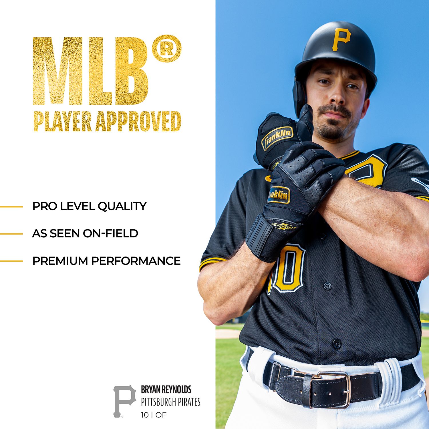 Franklin Youth Powerstrap Infinite Batting Gloves product image