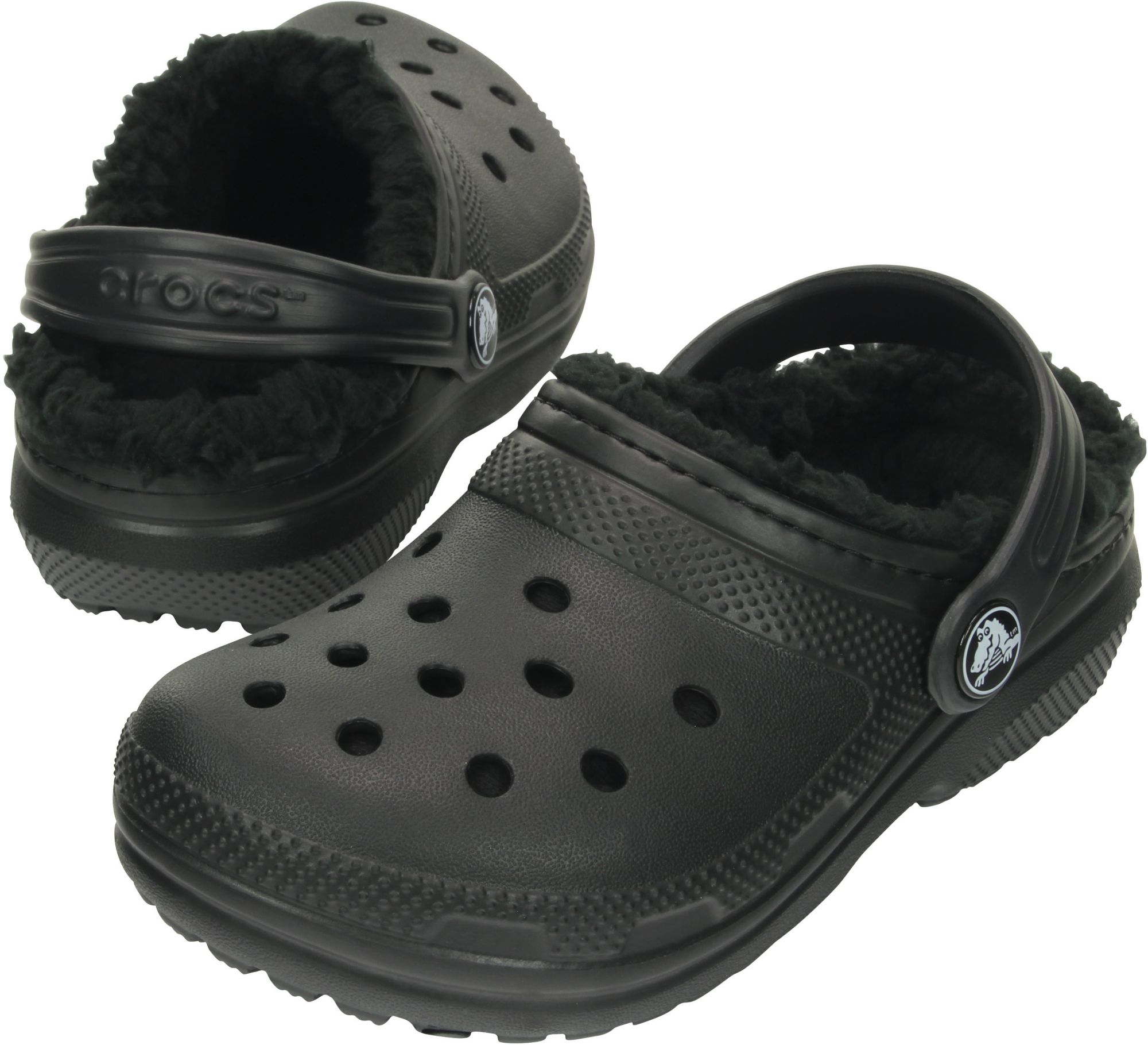 Crocs Kids' Classic Lined Clogs product image