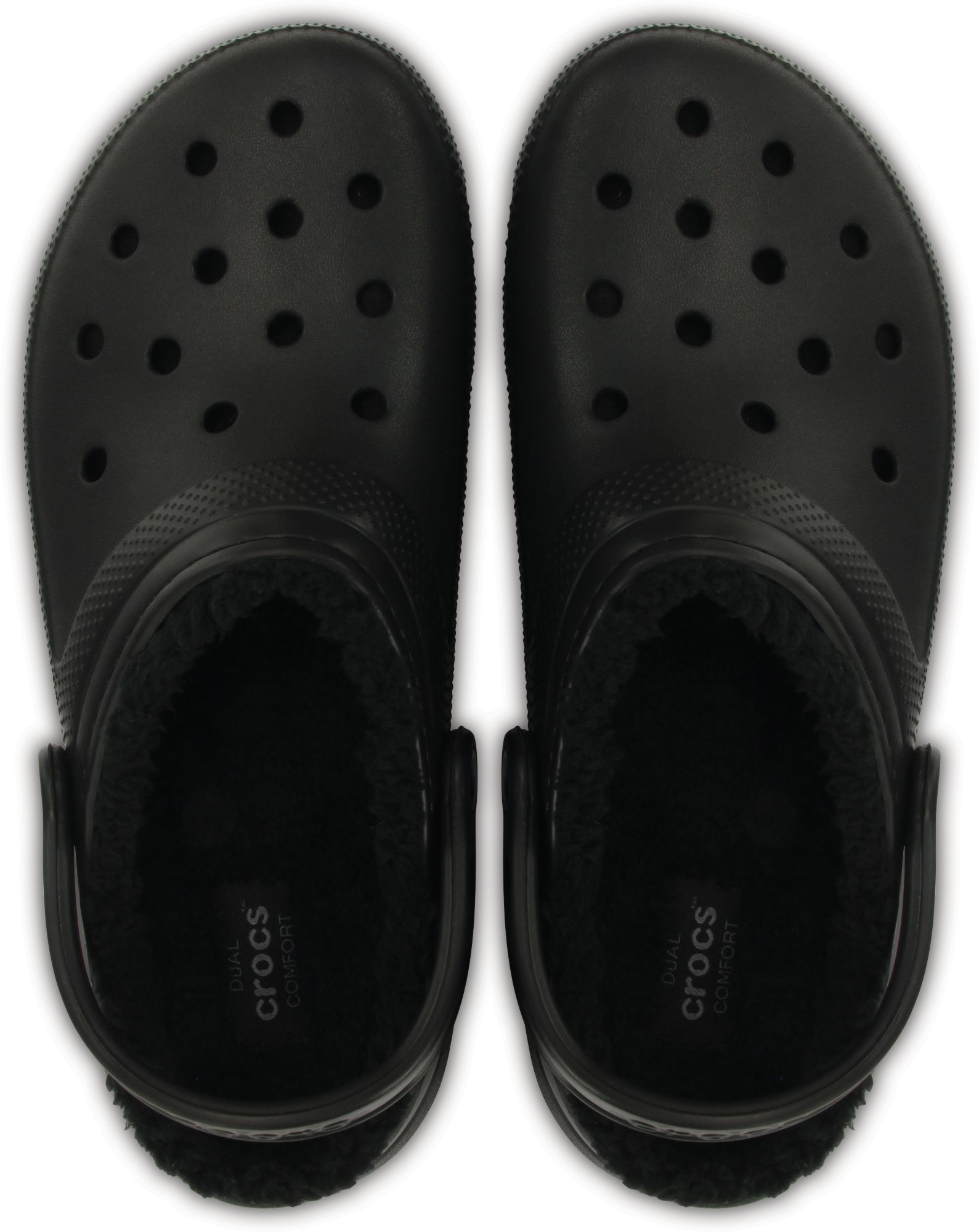 black insulated crocs