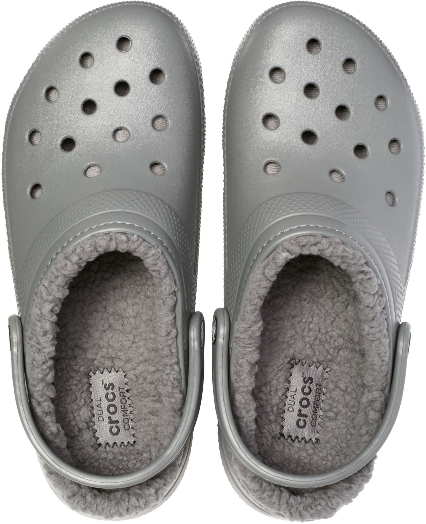 white lined crocs size 9