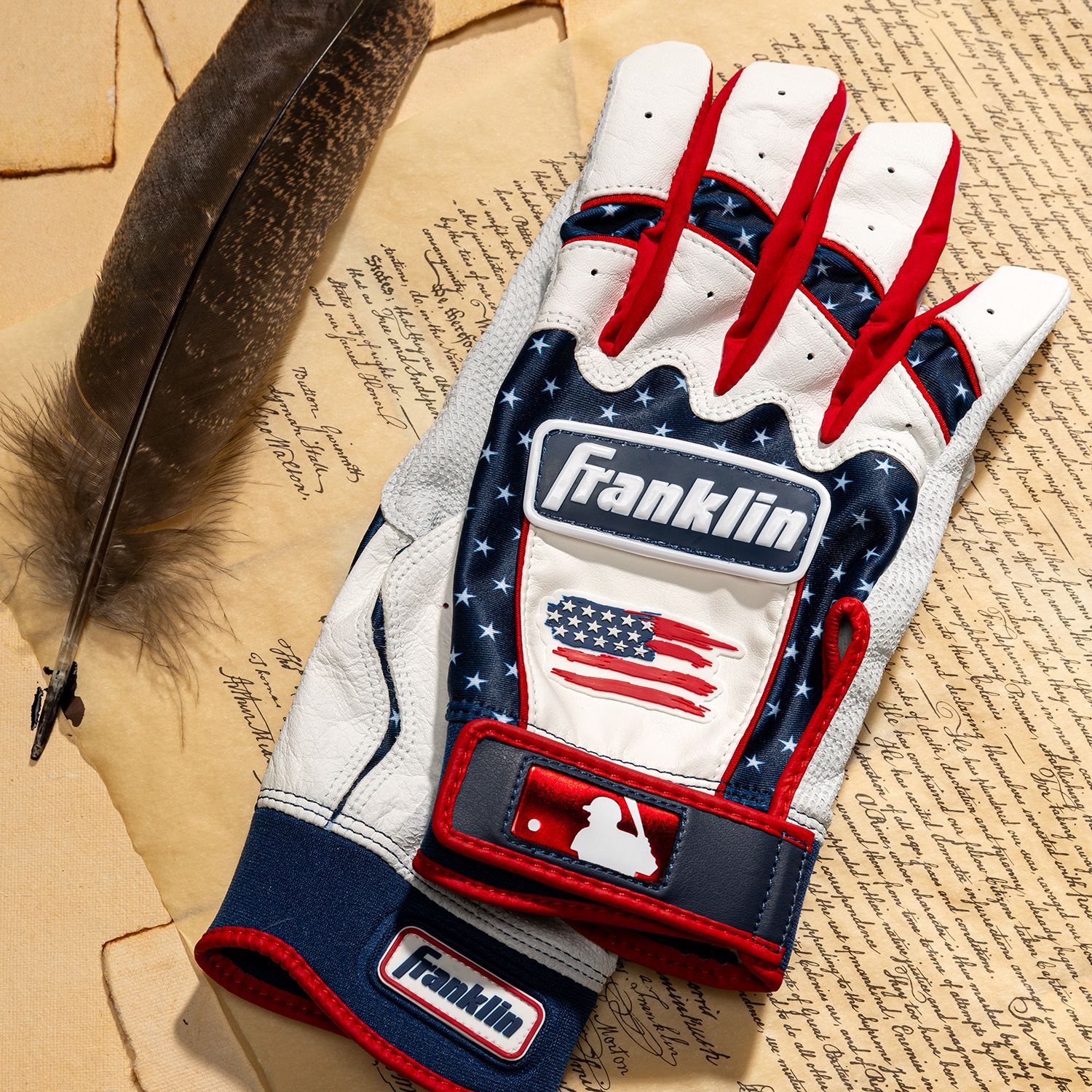 Franklin Adult CFX 4th of July Limited Edition Batting Gloves product image