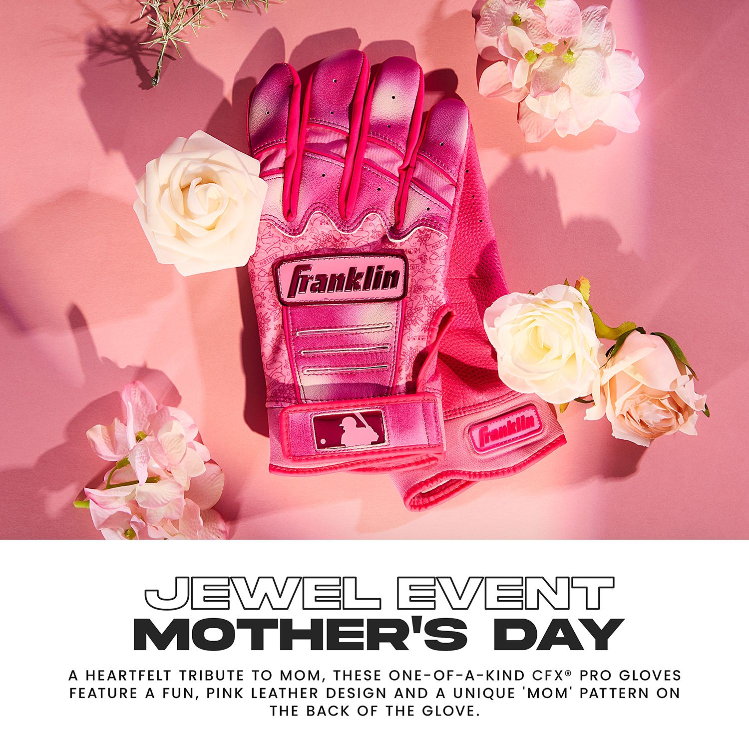 Franklin Adult CFX Mother's Day Limited Edition Batting Gloves product image