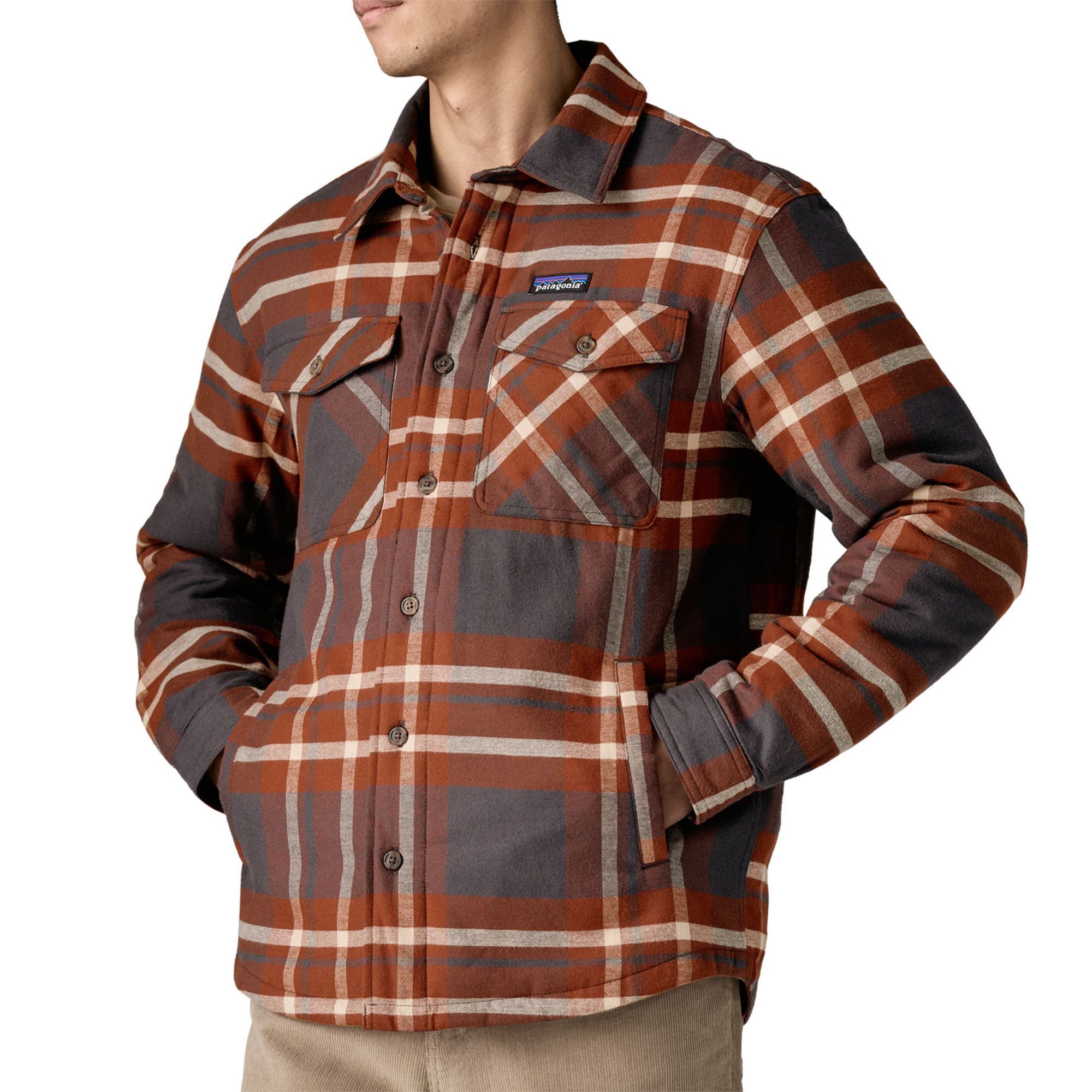 Patagonia Men's Lightweight Insulated Fjord Flannel Shirt product image