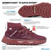 Columbia Women's Facet 75 Alpha OutDry Waterproof Hiking Shoes product image