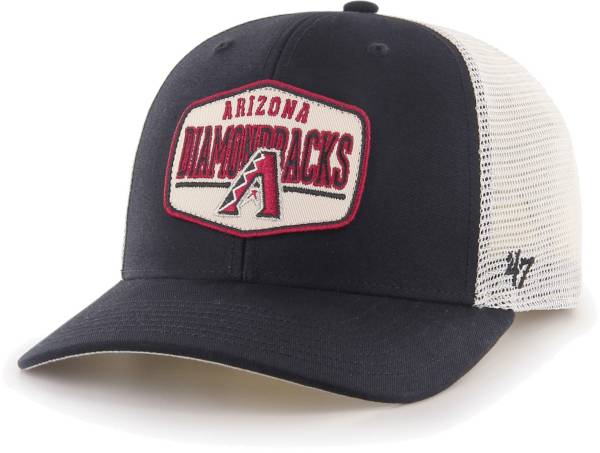 ‘47 Men's Arizona Diamondbacks Black Sumay MVP DP Adjustable Hat