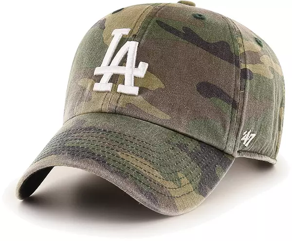 47 Unisex LA Dodgers Cap Baseball Cap, Black, One Size at  Men's  Clothing store