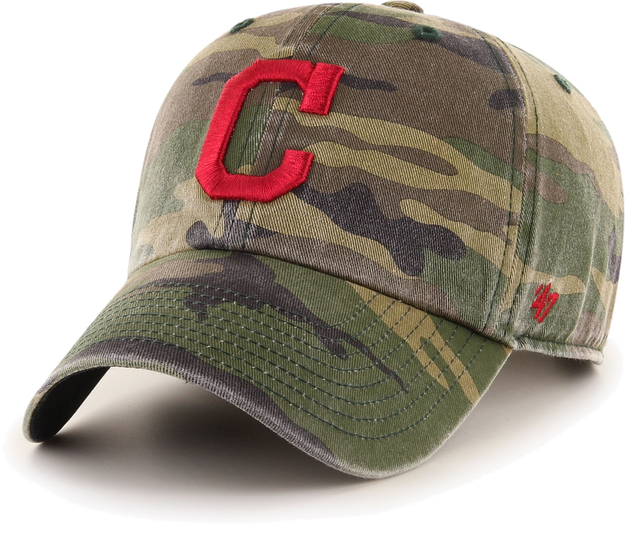 camo indians hat