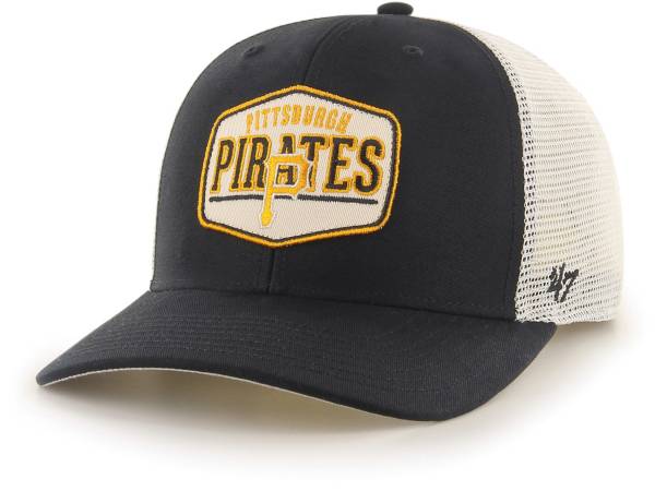 ‘47 Men's Pittsburgh Pirates Black Sumay MVP DP Adjustable Hat