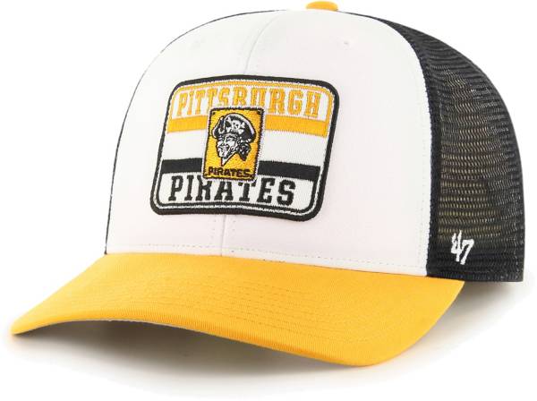 ‘47 Men's Pittsburgh Pirates Black Evoke MVP Adjustable Hat