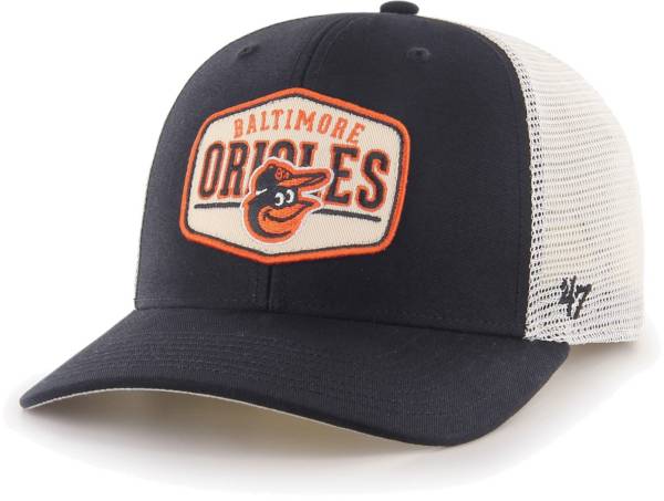 ‘47 Men's Baltimore Orioles Black Sumay MVP Adjustable Hat