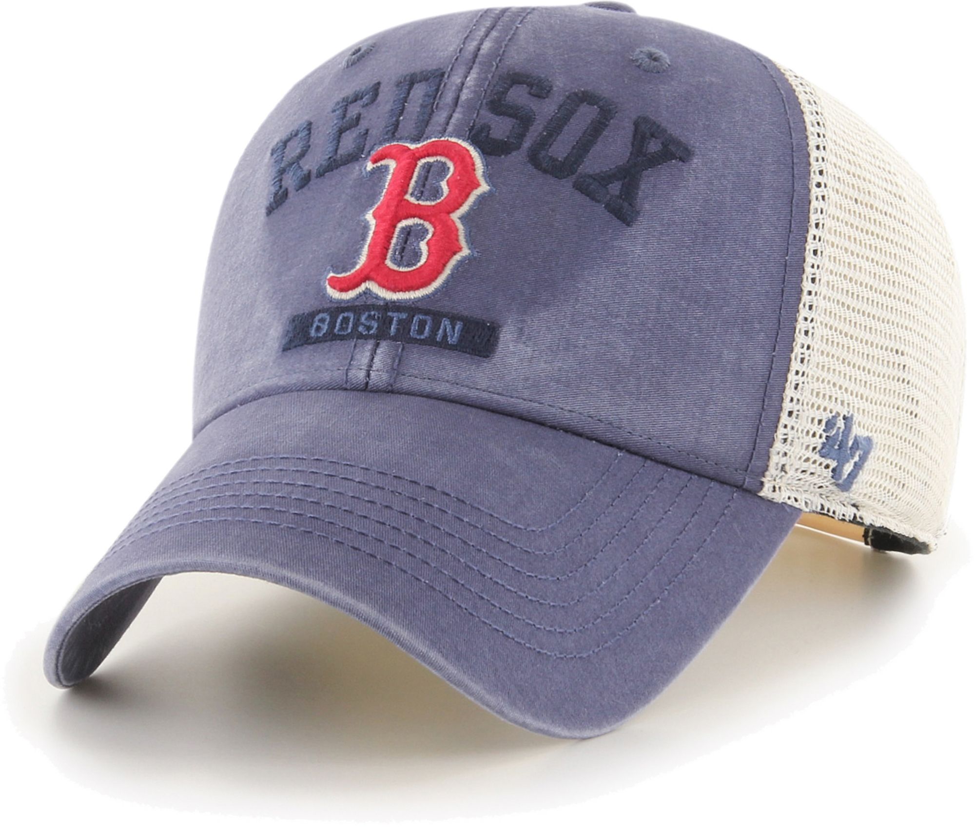 red sox mesh adjustable hat