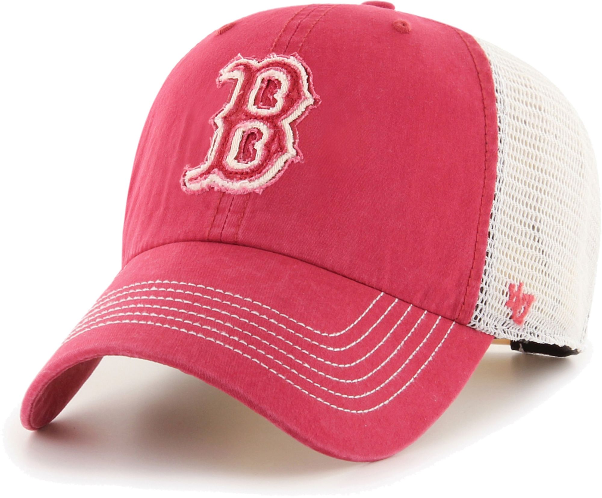 red sox mesh adjustable hat