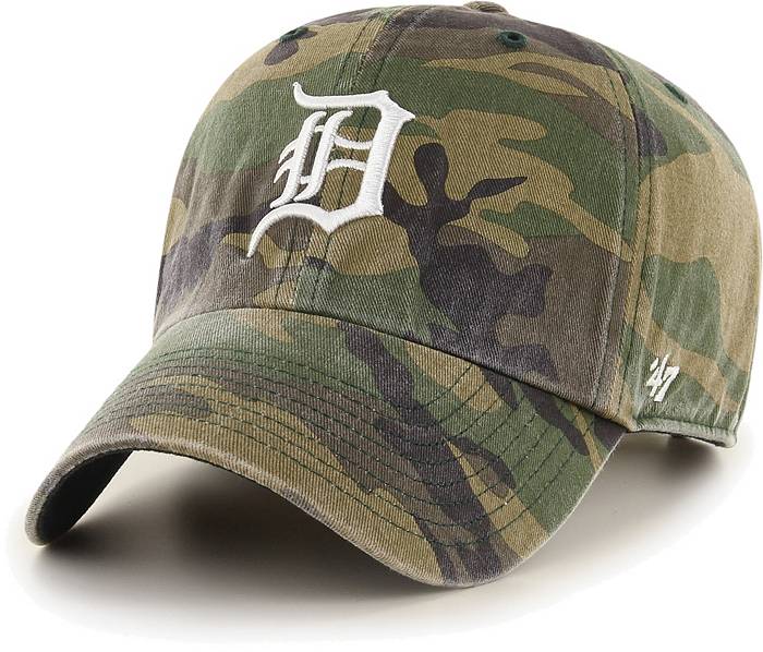 47 Men's Detroit Tigers Camo Clean Up Adjustable Hat