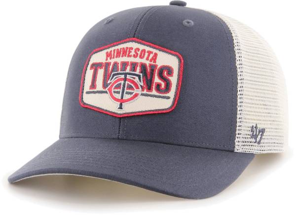 ‘47 Men's Minnesota Twins Navy Sumay MVP Adjustable Hat