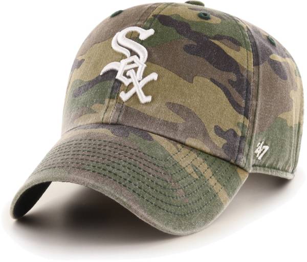 ‘47 Men's Chicago White Sox Camo Clean Up Adjustable Hat product image