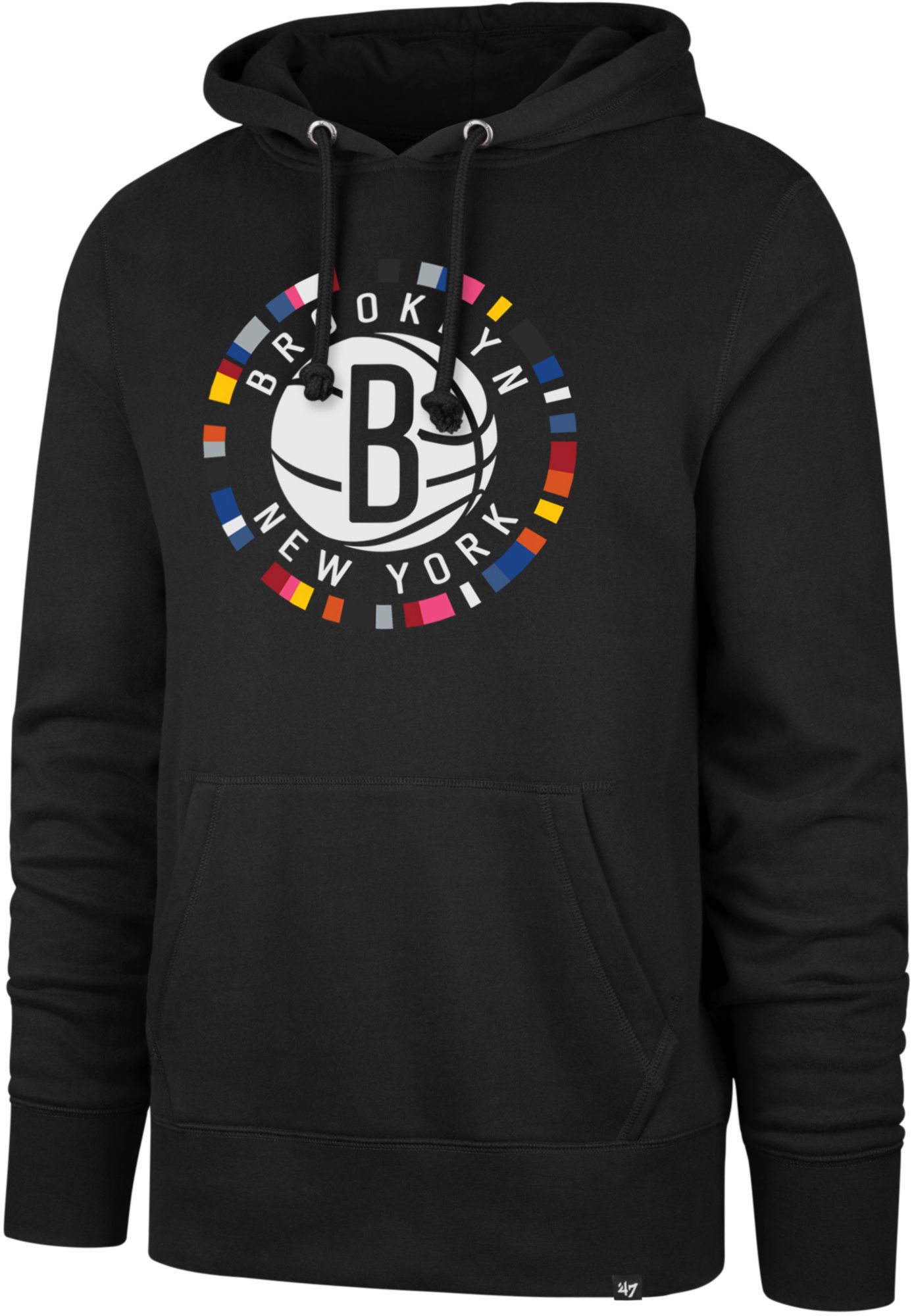 brooklyn nets short sleeve hoodie