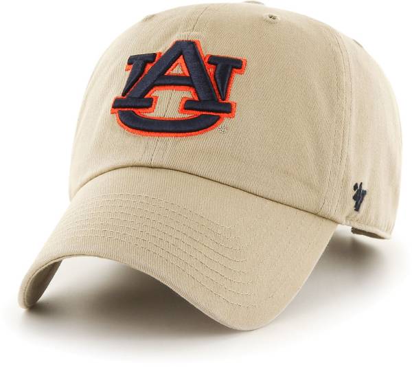 ‘47 Men's Auburn Tigers Khaki Clean Up Adjustable Hat product image