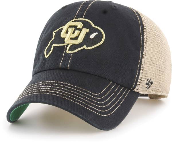 ‘47 Men's Colorado Buffaloes Black Trawler Adjustable Hat product image