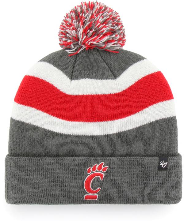 '47 Men's Cincinnati Bearcats Grey Breakaway Cuffed Knit ...