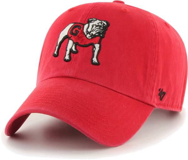 ‘47 Men's Georgia Bulldogs Red Clean Up Adjustable Hat product image