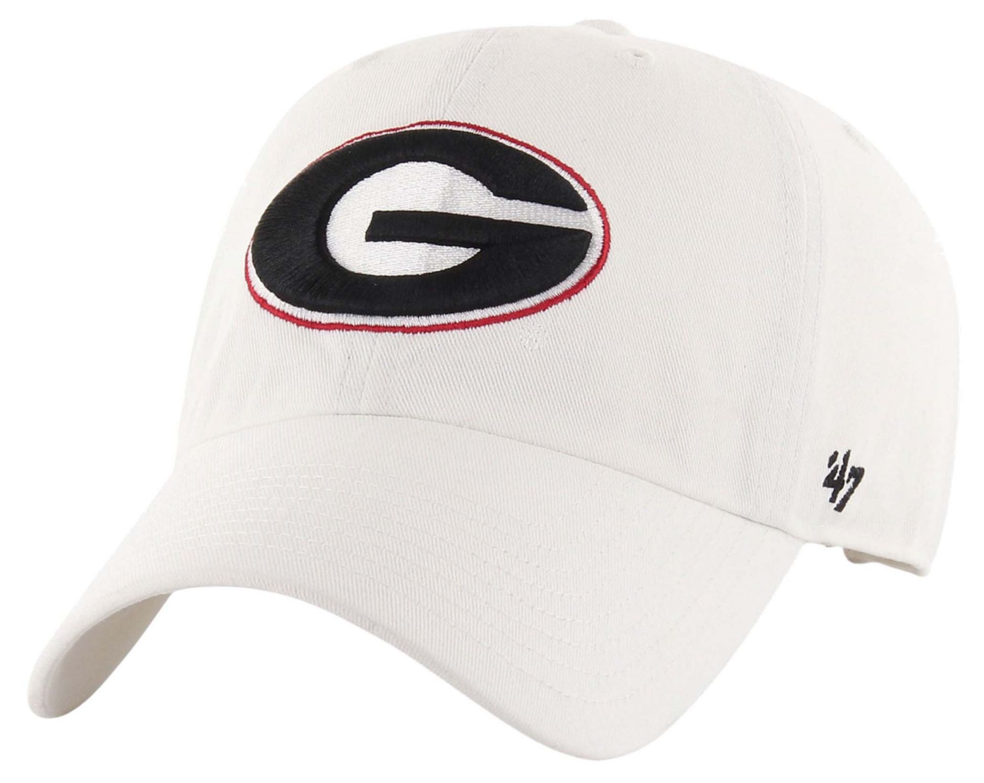 '47 Men's Georgia Bulldogs Clean Up Adjustable White Hat product image