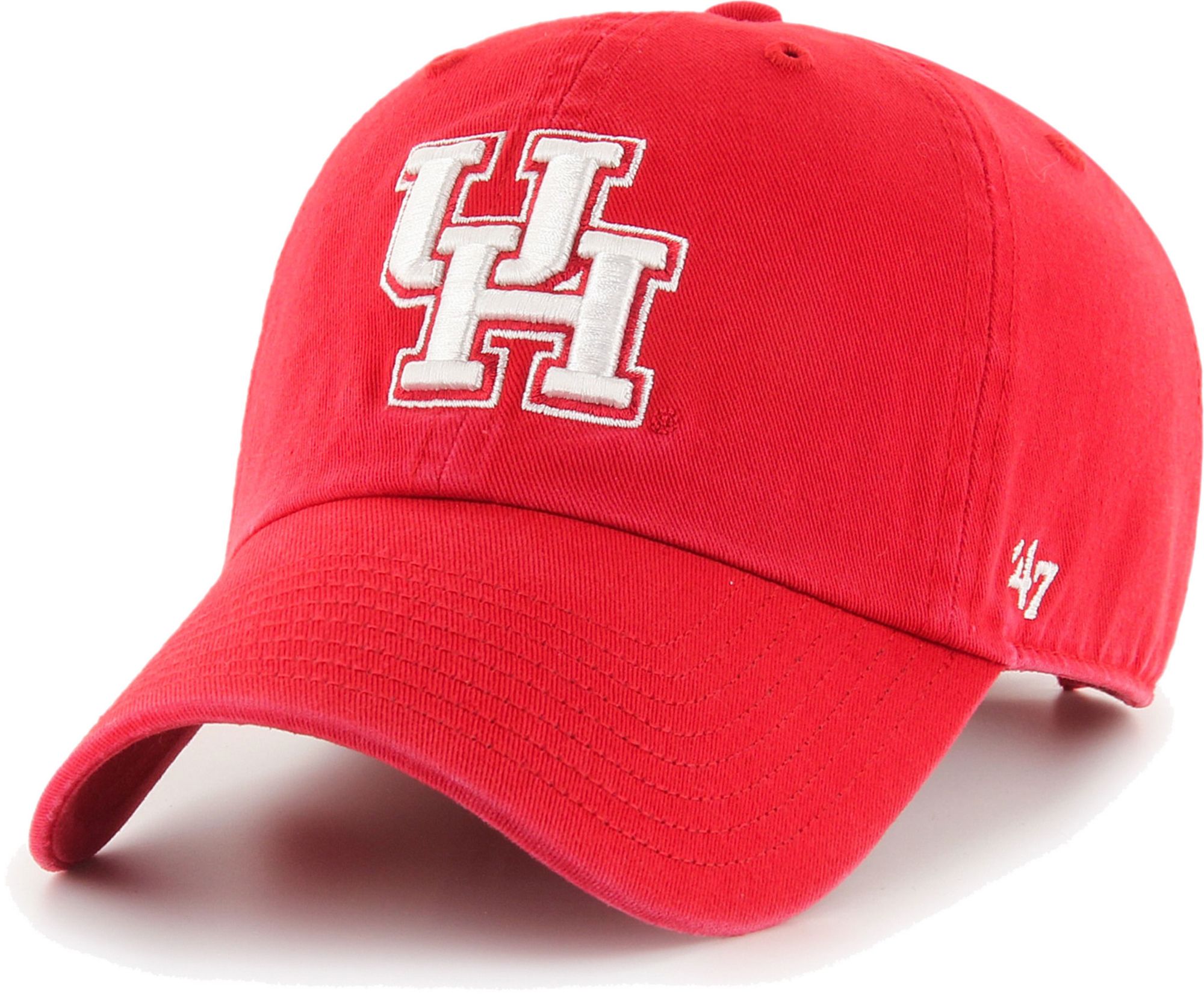 '47 Men's Houston Cougars Red Clean Up Adjustable Hat product image