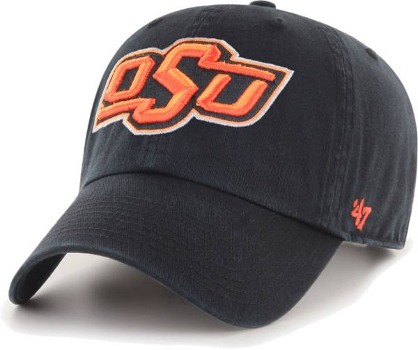 ‘47 Men's Oklahoma State Cowboys Clean Up Adjustable Black Hat