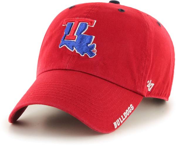 ‘47 Men's Louisiana Tech Bulldogs Red Ice Clean Up Adjustable Hat