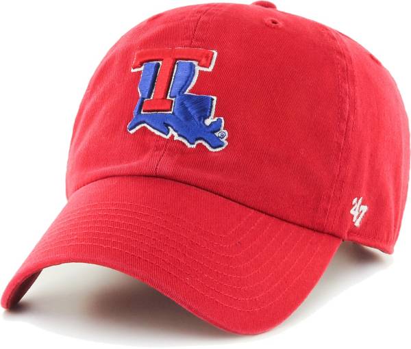 ‘47 Men's Louisiana Tech Bulldogs Red Clean Up Adjustable Hat