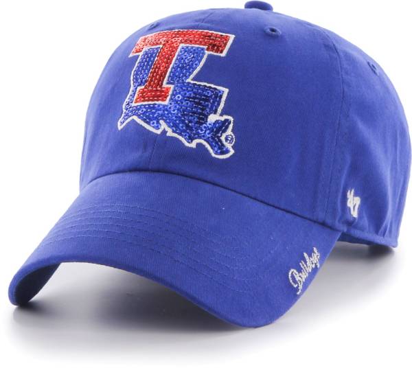 ‘47 Women's Louisiana Tech Bulldogs Blue Sparkle Clean Up Adjustable Hat