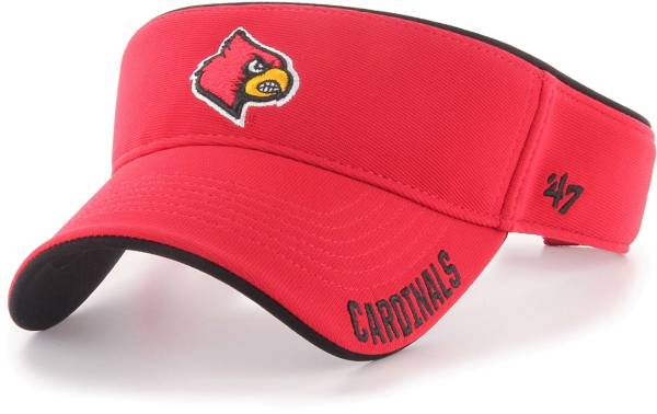‘47 Men's Louisville Cardinals Cardinal Red Top Rope Adjustable Visor product image