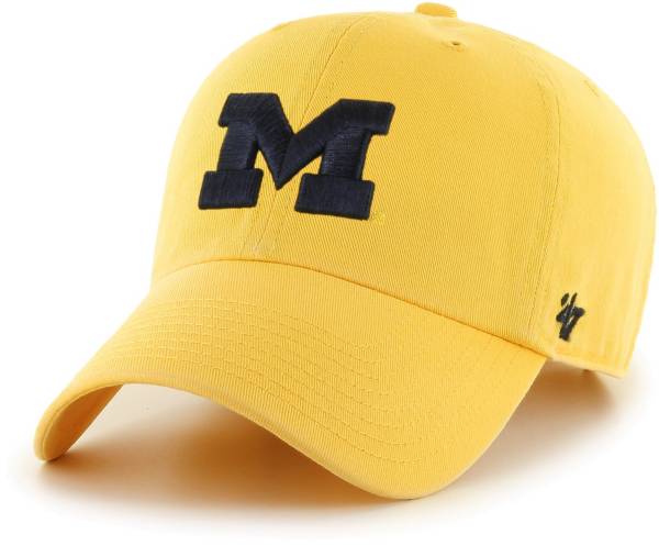 Michigan Wolverines 47 Brand Yellow Gold Striped Bucket Hat