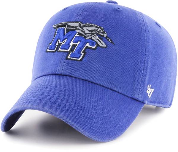 ‘47 Men's Middle Tennessee State Blue Raiders Blue Clean Up Adjustable Hat