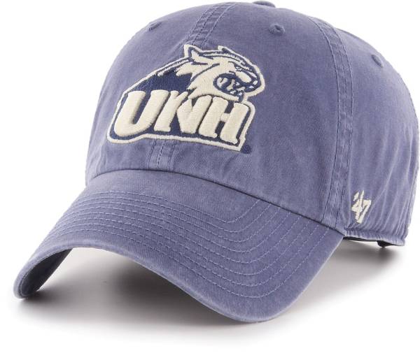 ‘47 Men's New Hampshire Wildcats Blue Hudson Clean Up Adjustable Hat