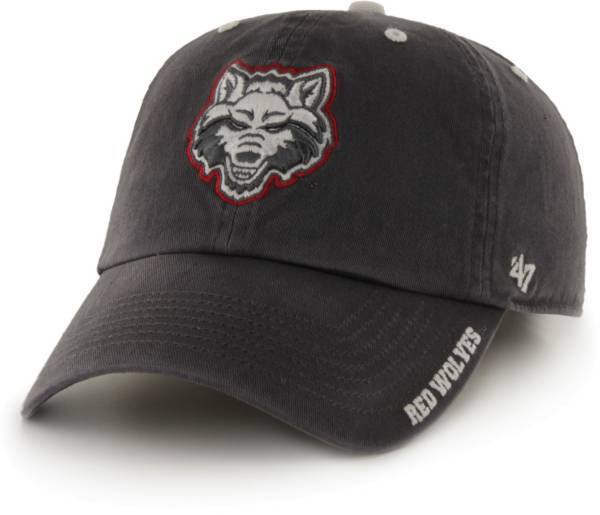 ‘47 Men's Arkansas State Red Wolves Grey Ice Clean Up Adjustable Hat product image