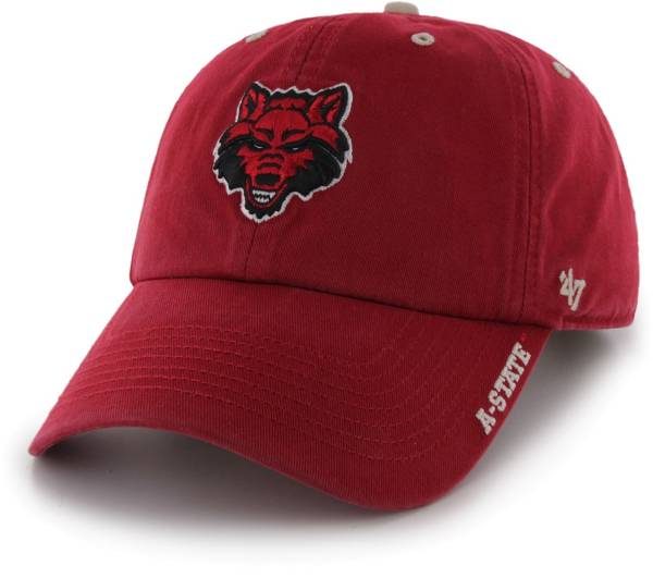 ‘47 Men's Arkansas State Red Wolves Scarlet Ice Clean Up Adjustable Hat