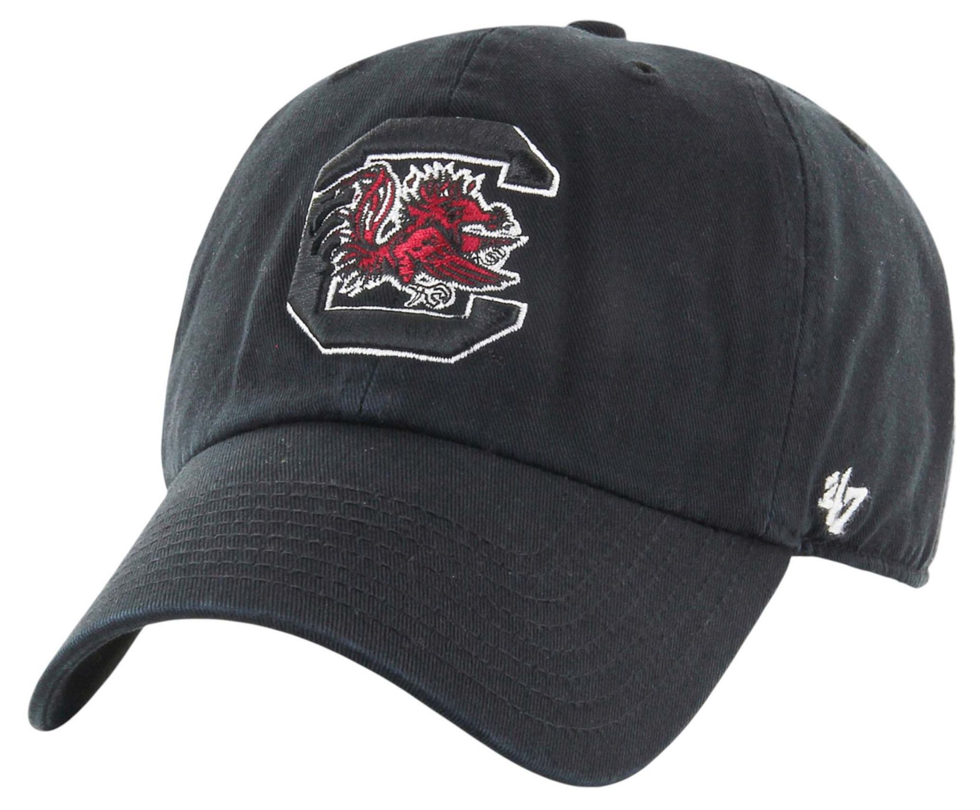 '47 Mens South Carolina Gamecocks Clean Up Adjustable Black Hat product image
