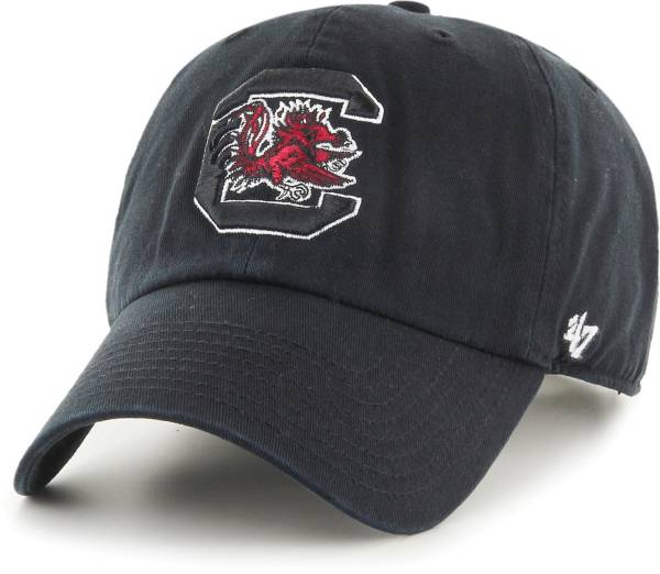 ‘47 Men's South Carolina Gamecocks Clean Up Adjustable Black Hat