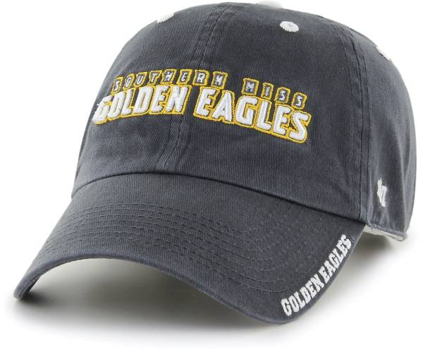 ‘47 Men's Southern Miss Golden Eagles Grey Ice Clean Up Adjustable Hat