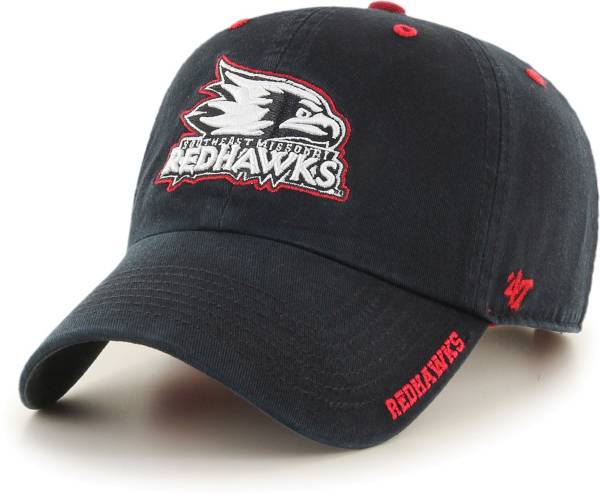 ‘47 Men's Southeast Missouri State Redhawks Ice Clean Up Adjustable Black Hat