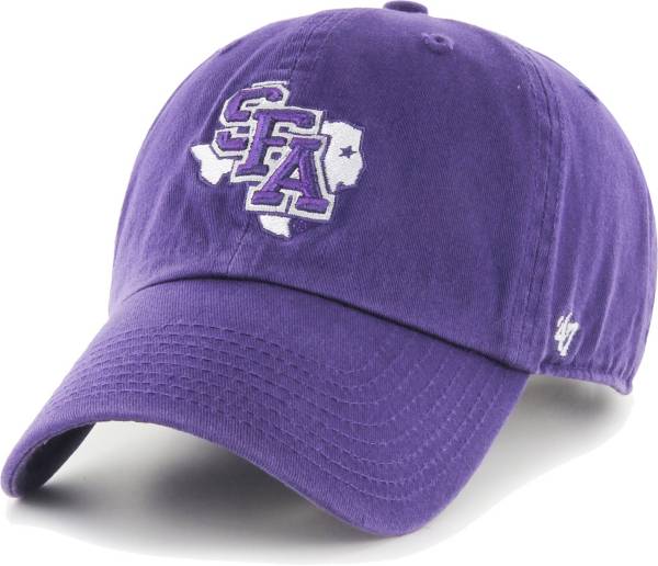 ‘47 Men's Stephen F. Austin Lumberjacks Purple Clean Up Adjustable Hat